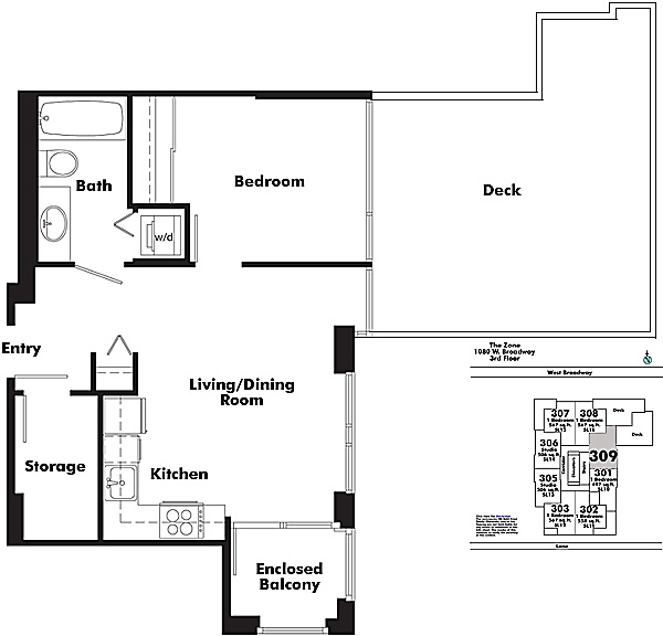 Floor plan 309