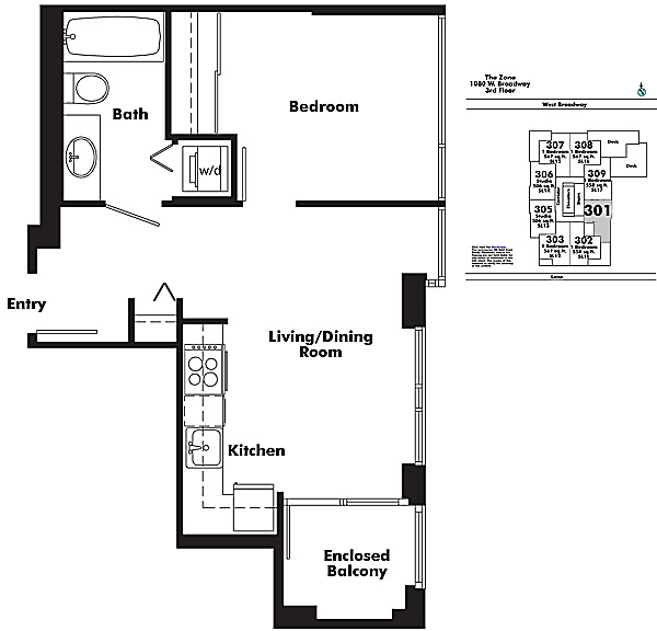 Floor plan 301