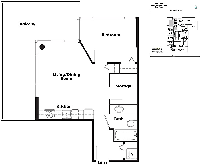 Floor plan 307