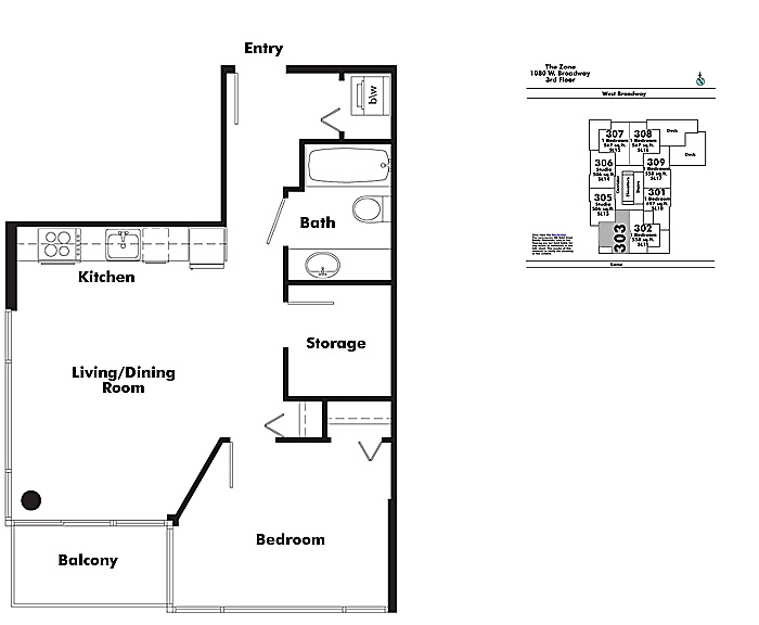 Floor plan 303
