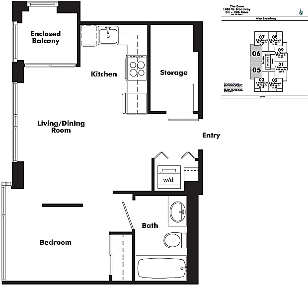 Floor plan 805