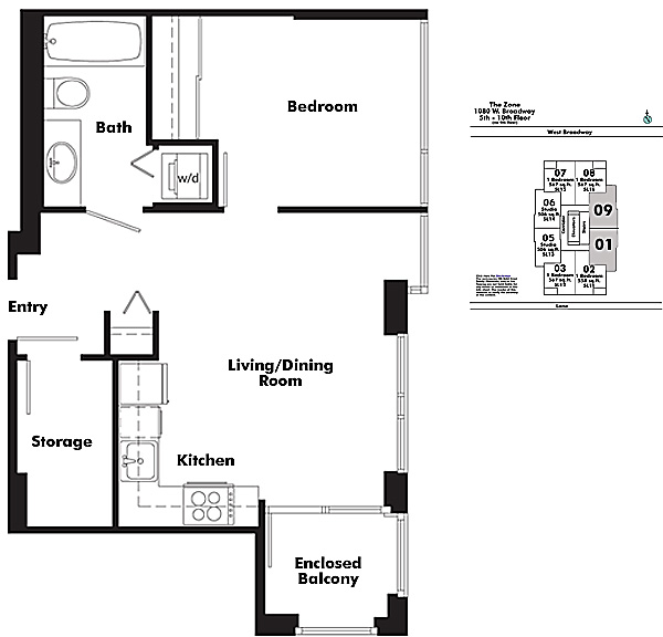 Floor plan 501