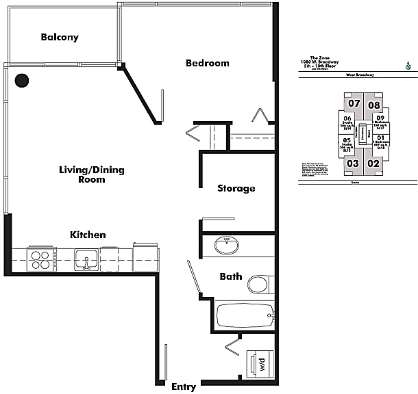 Floor plan 703