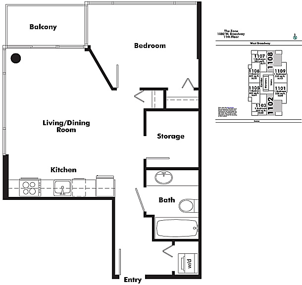 Floor plan 1108