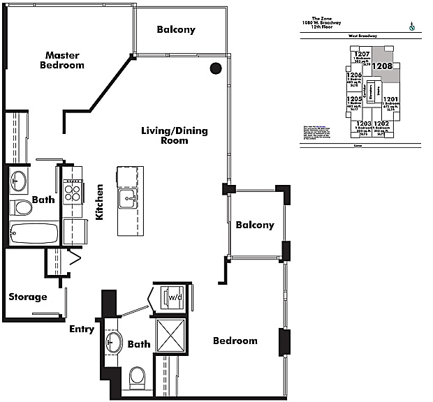 Floor plan 1208