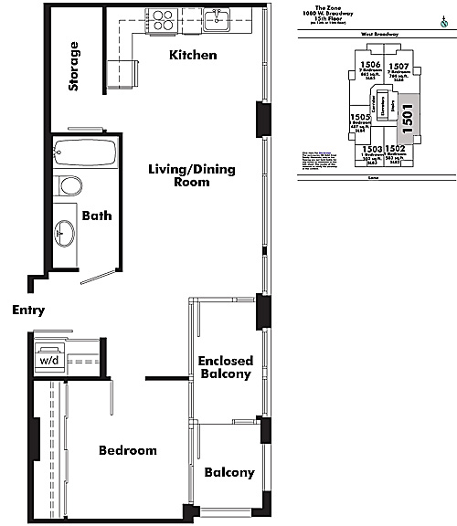 Floor plan 1501