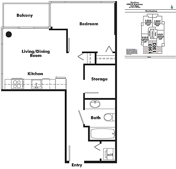 Floor plan 1503