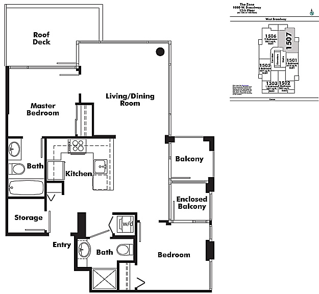 Floor plan 1507