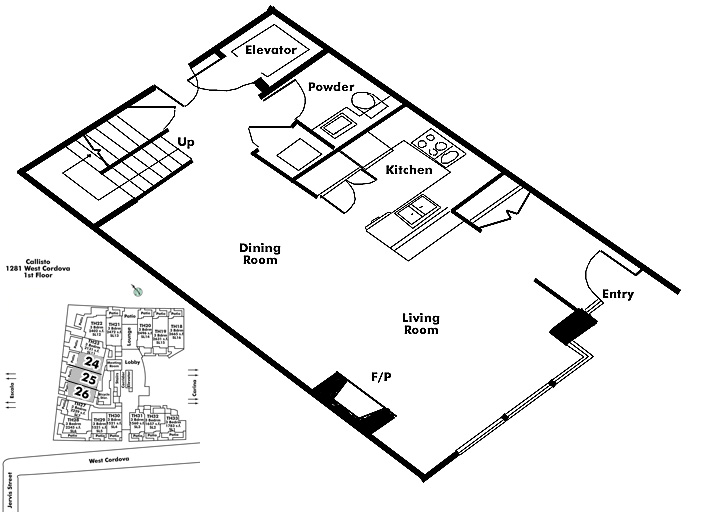 Floor plan TH24