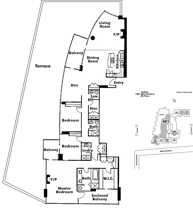 Floor plan 401
