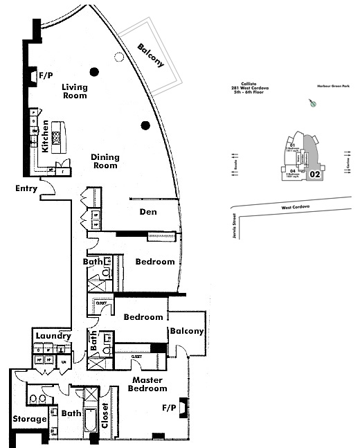 Floor plan 602