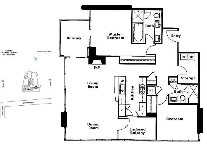 Floor plan 604