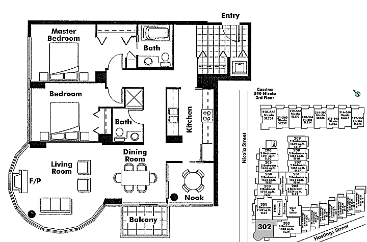 Floor plan 302