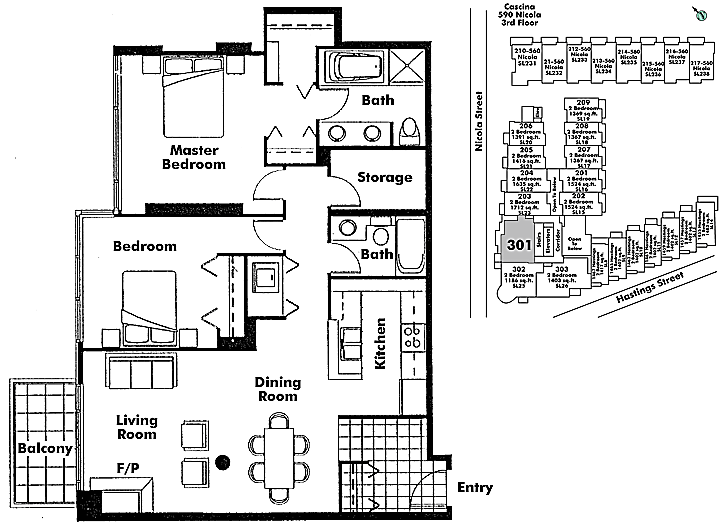 Floor plan 301