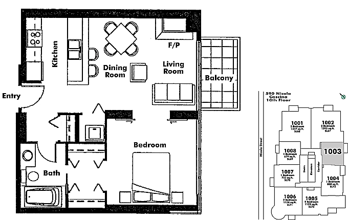 Floor plan 1003