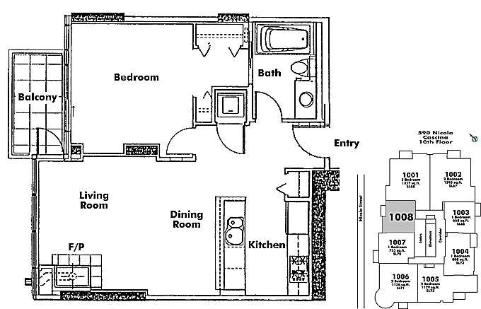 Floor plan 1008