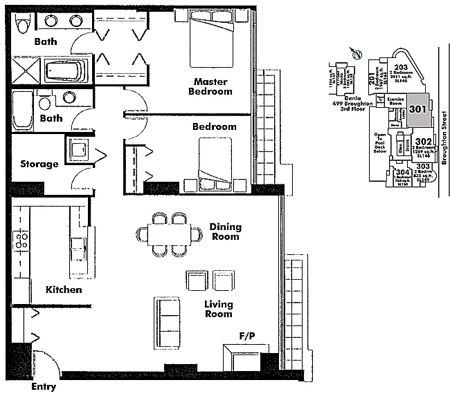 Floor plan 301