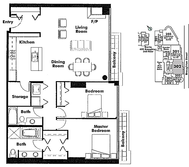 Floor plan 302