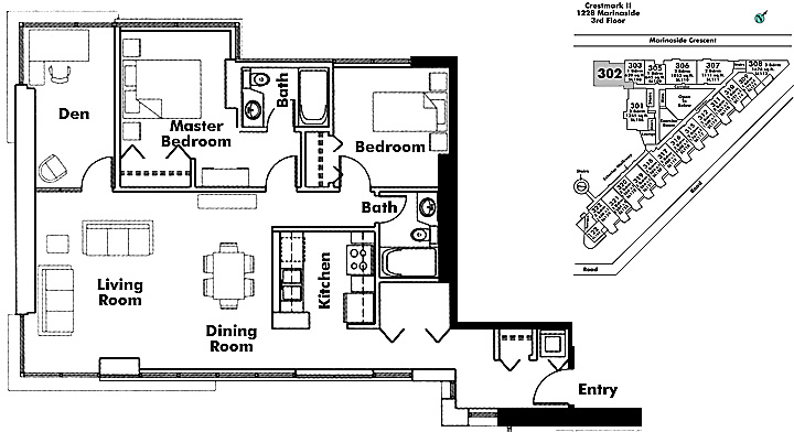 Floor plan 302