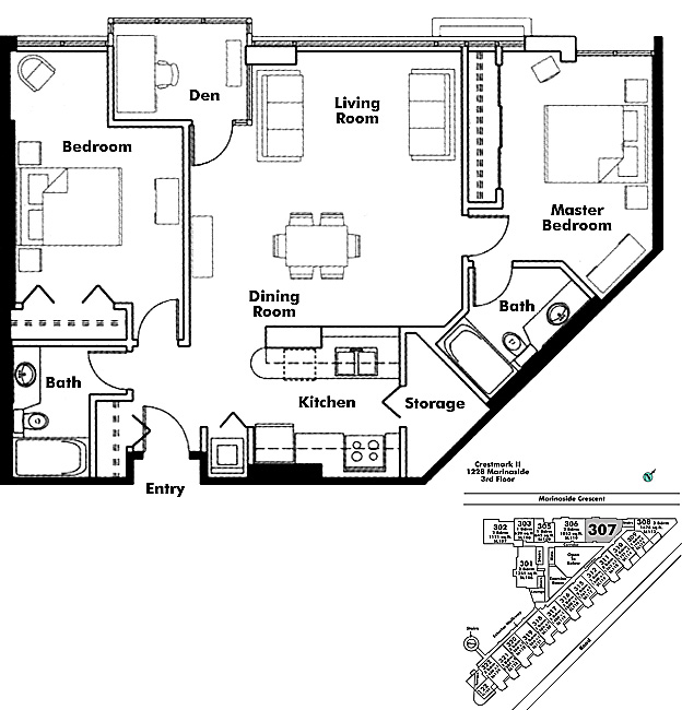 Floor plan 307