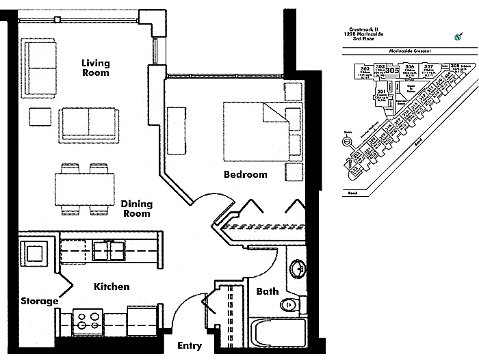 Floor plan 305