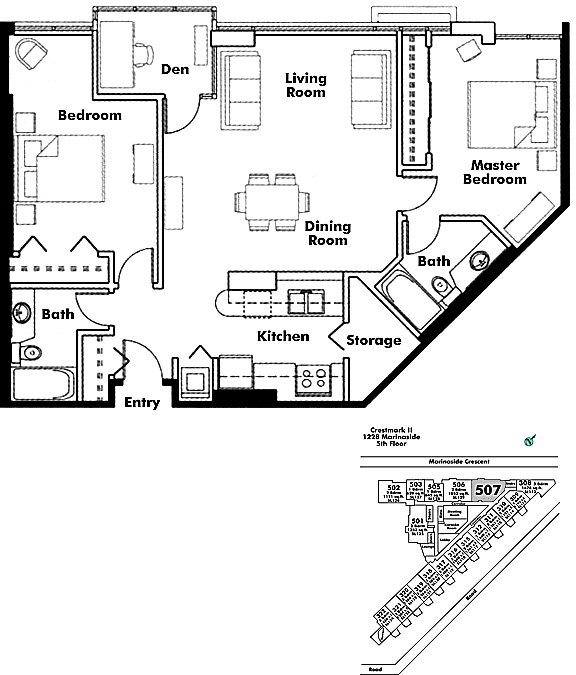 Floor plan 507