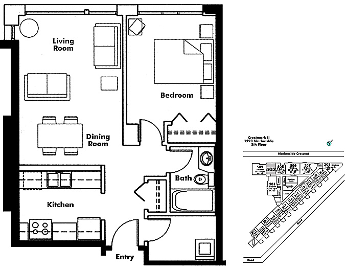 Floor plan 503