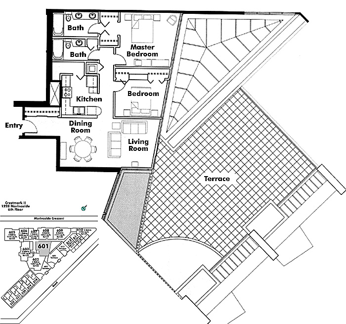 Floor plan 601