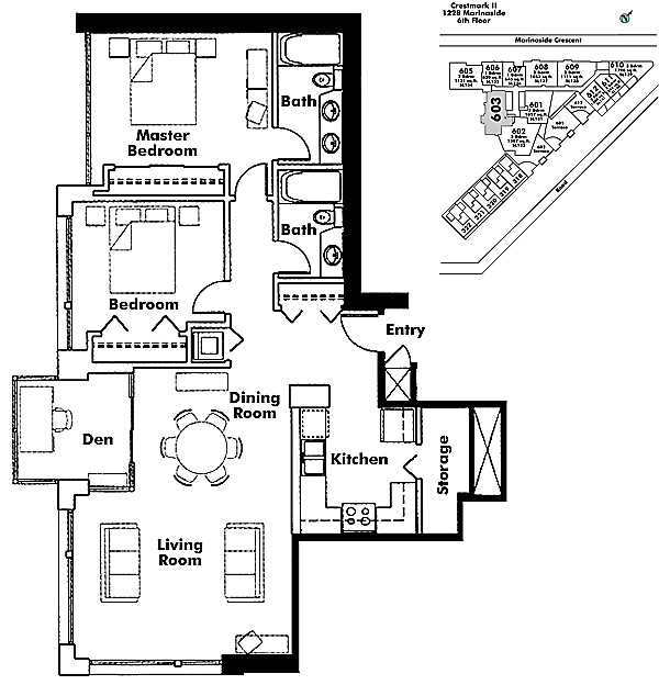 Floor plan 603