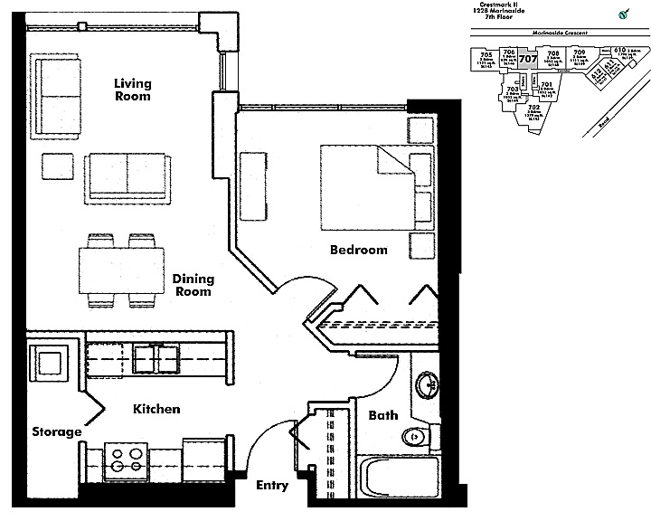 Floor plan 707