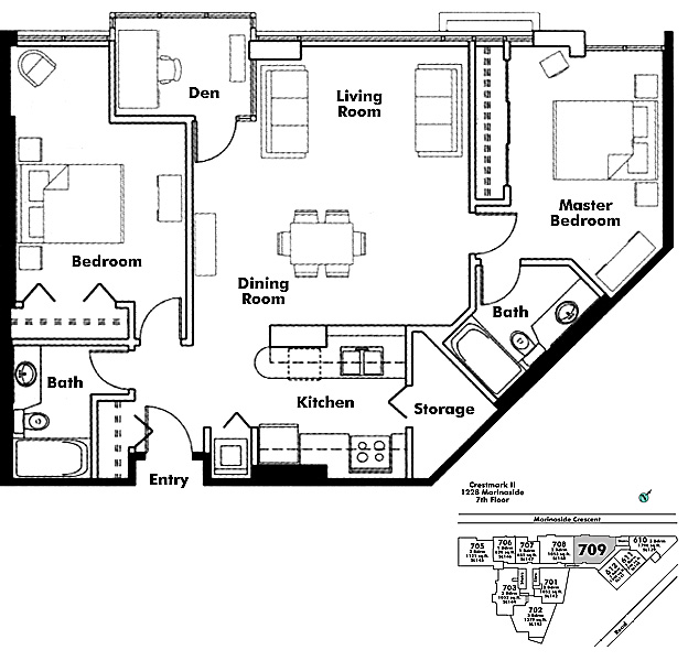 Floor plan 709