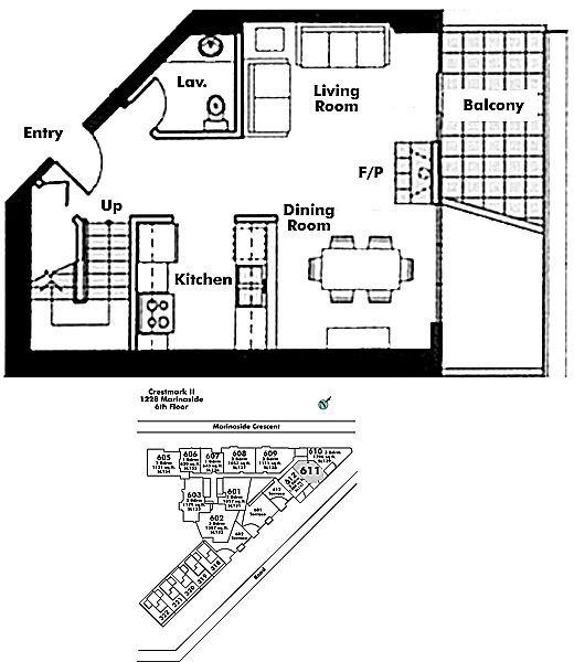 Floor plan 611