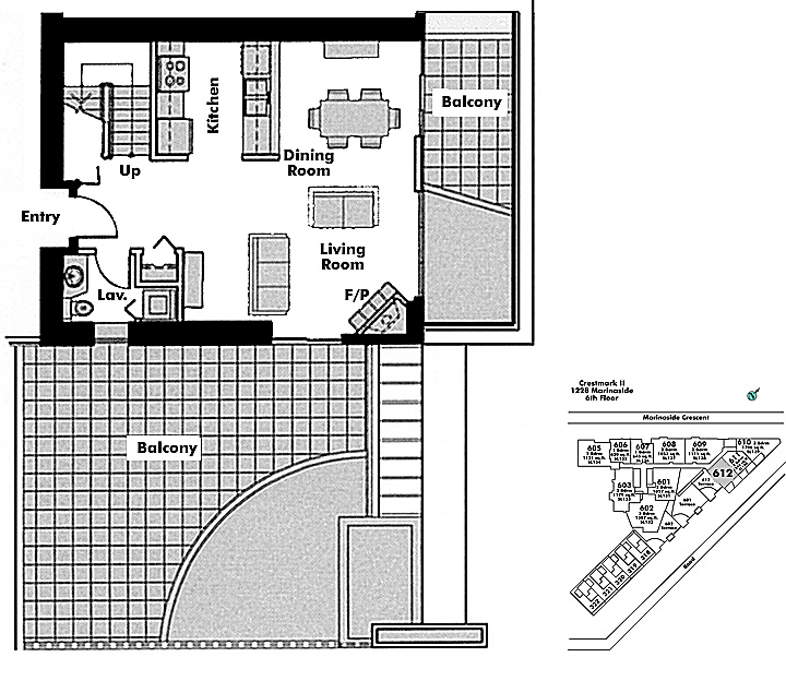 Floor plan 612