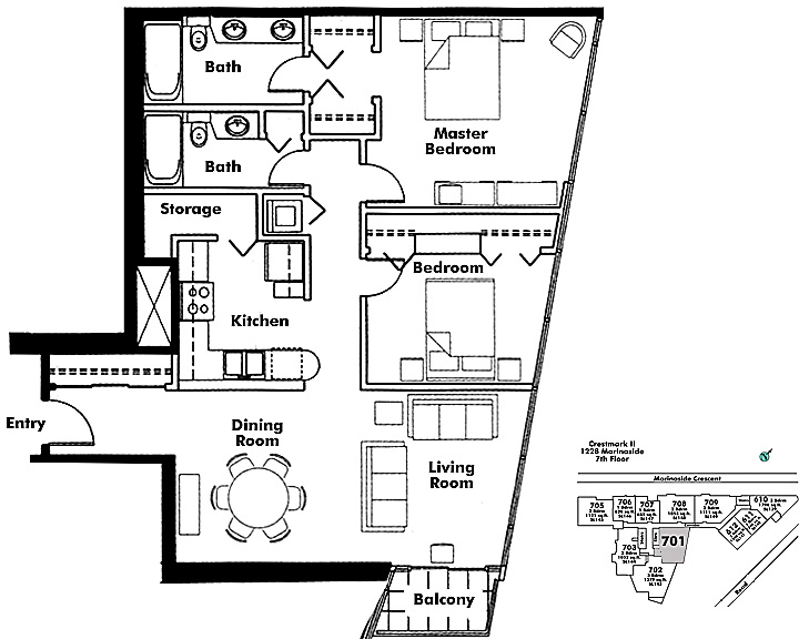 Floor plan 701