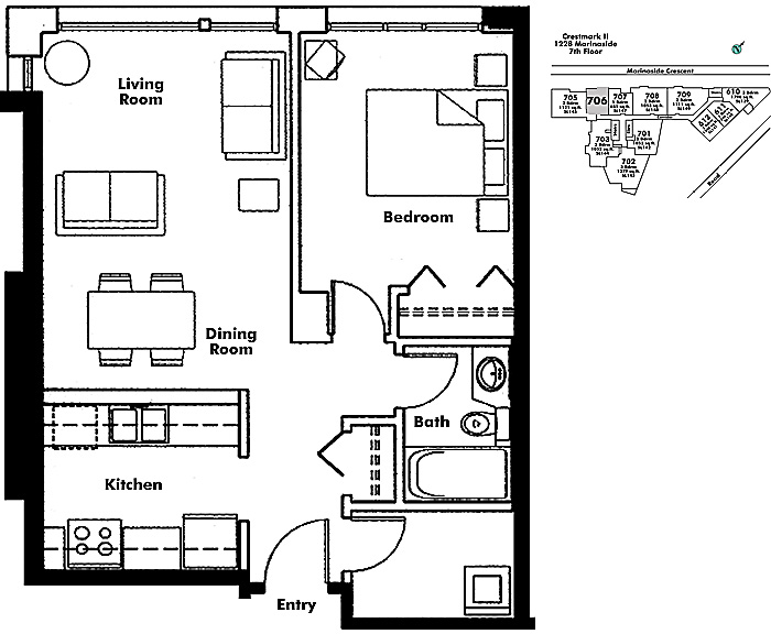 Floor plan 706