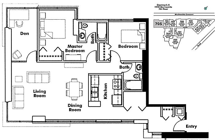 Floor plan 705