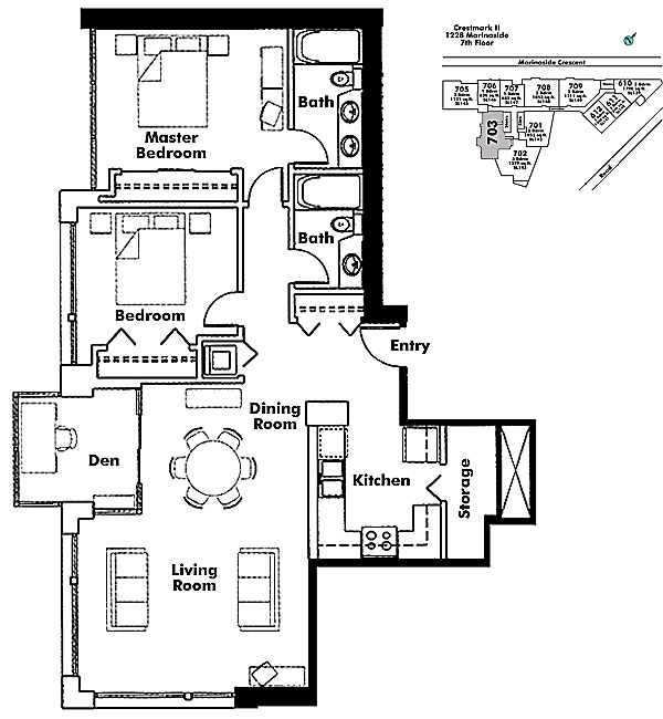 Floor plan 703