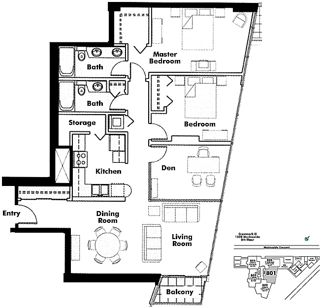 Floor plan 801