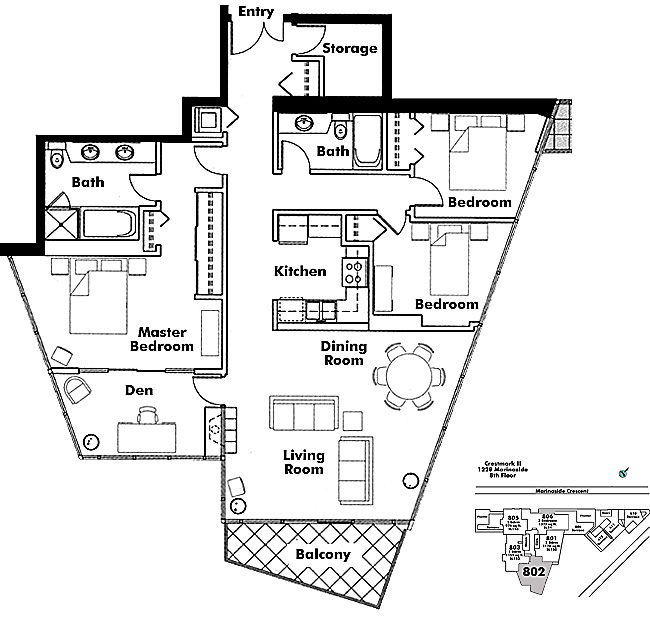 Floor plan 802