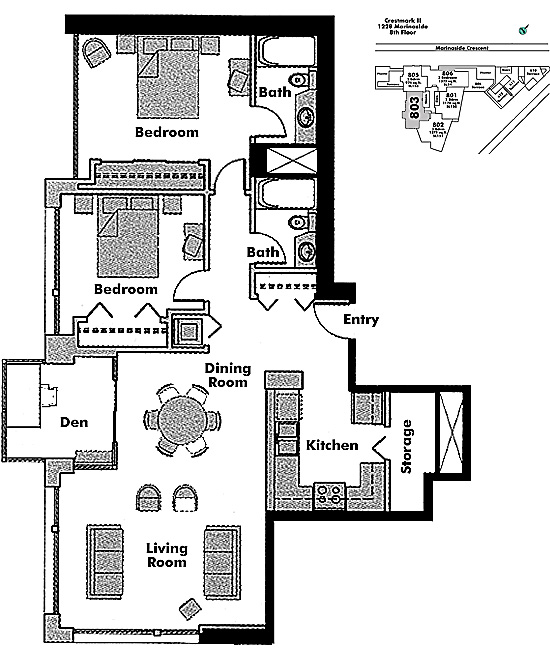 Floor plan 803