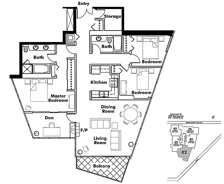 Floor plan 2102