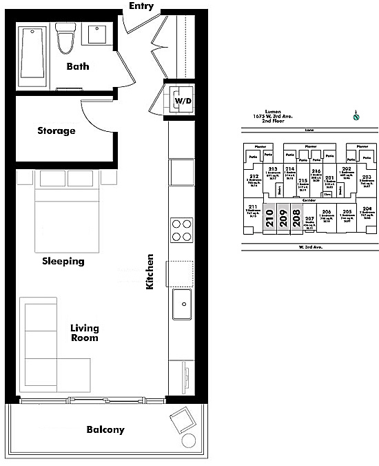 Floor plan 210
