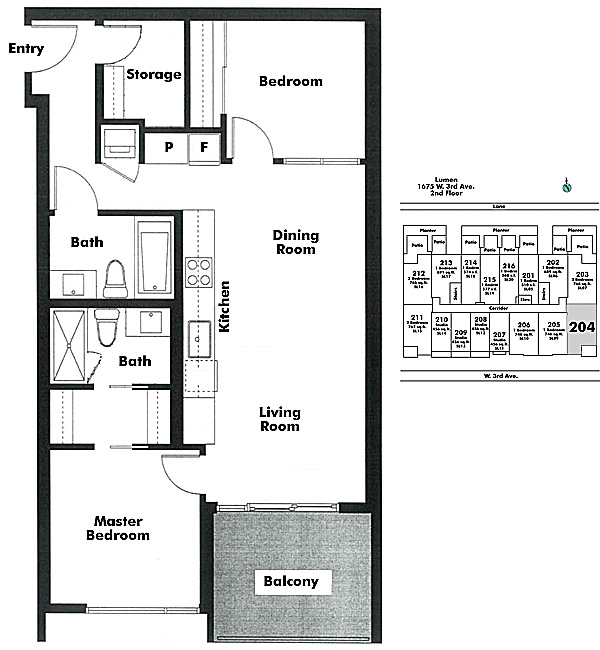 Floor plan 204