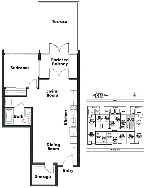 Floor plan 202