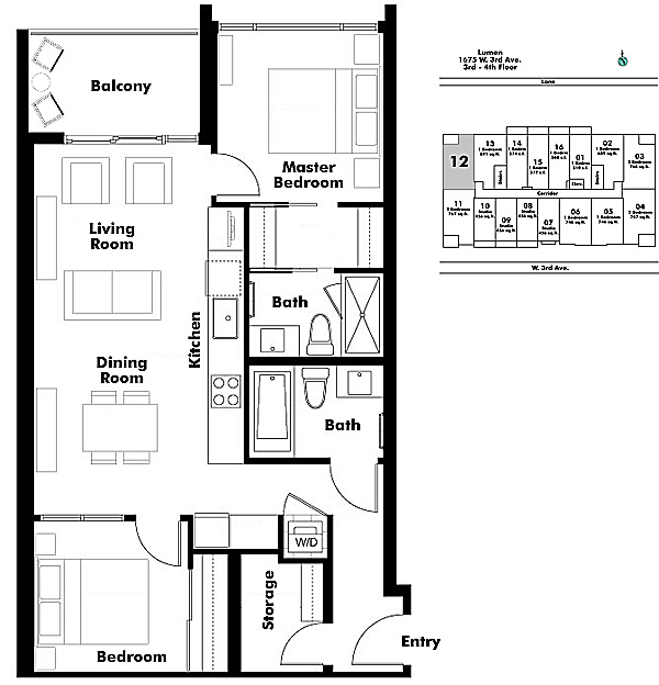 Floor plan 412