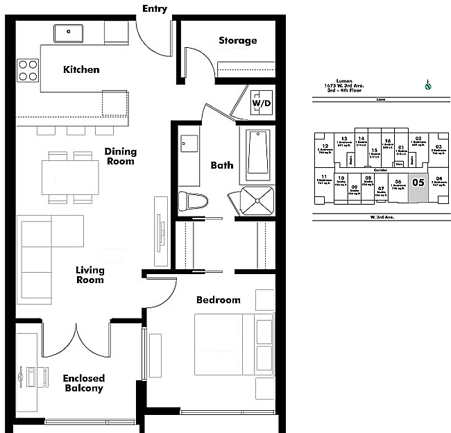 Floor plan 305