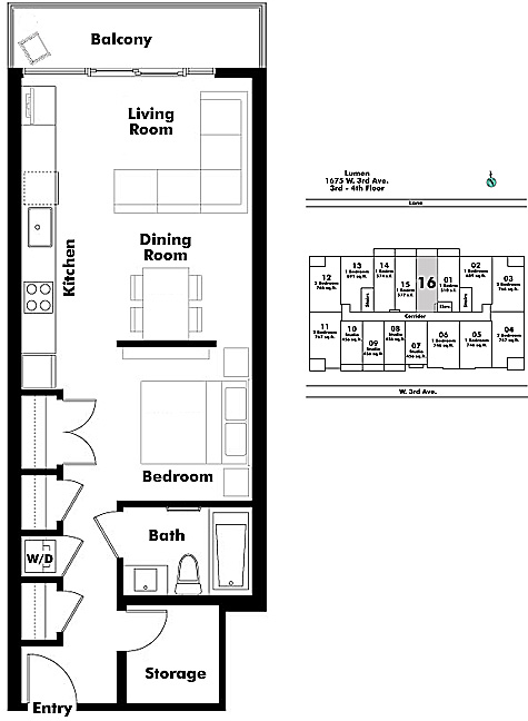 Floor plan 416