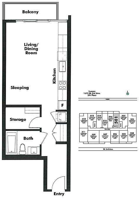 Floor plan 501
