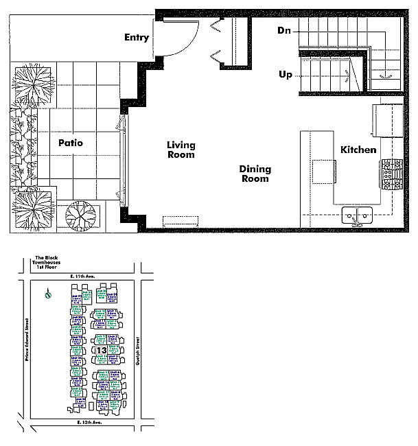 Floor plan Unit 13