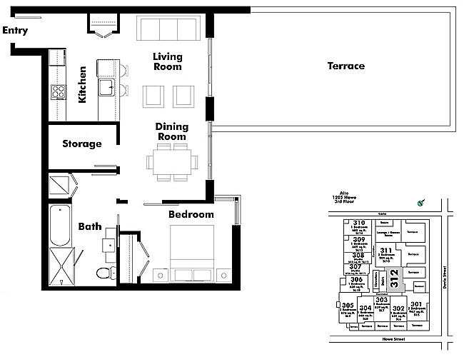 Floor plan 312
